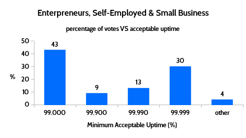 enterpreneurs business acceptable uptime results