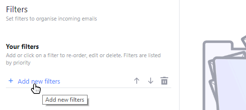 Yahoo Mail Add New Filters