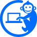 downtime monkey logo